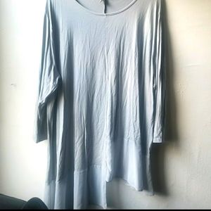 Asos tunic with sheer grey paneI sz 24